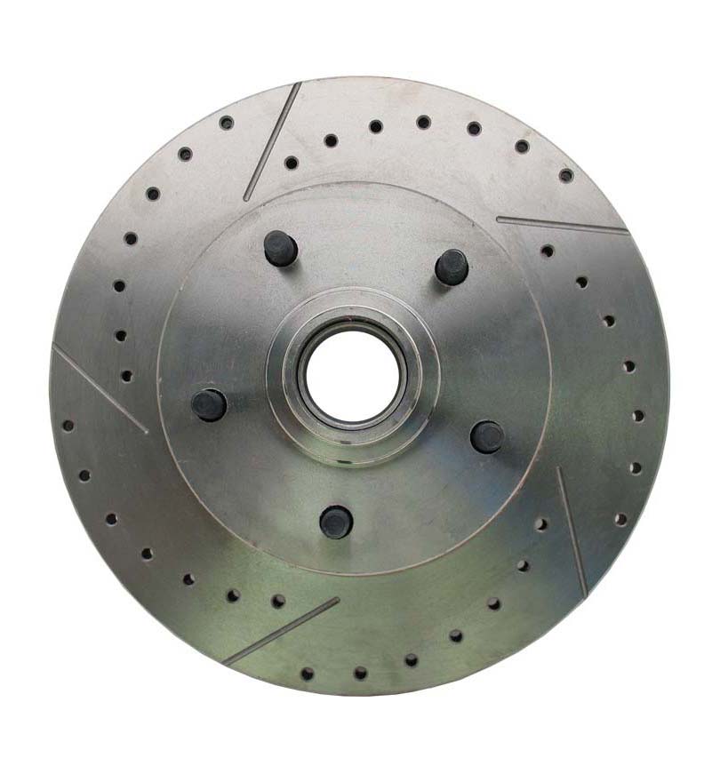  1964-1972 GM A, F, X Body & 1955-1970 Full Size Chevy Drilled/Slotted Rotor (Drivers Side)