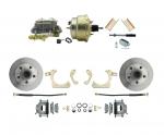 1955-1958 GM Full Size Disc Brake Kit W/ 8" Dual Zinc Booster Conversion Kit (Impala,  Bel Air,  Biscayne)