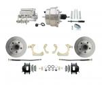 1955-1958 GM Full Size Disc Brake Kit W/ 8" Dual Stainless Steel Power Brake Booster Conversion Kit (Impala,  Bel Air,  Biscayne)