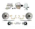1955-1958 GM Full Size Disc Brake Kit W/ 8" Dual Stainless Steel Power Brake Booster Conversion Kit (Impala,  Bel Air,  Biscayne)
