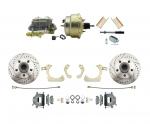 1955-1958 GM Full Size Disc Brake Kit W/ 8" Dual Zinc Booster Conversion Kit (Impala,  Bel Air,  Biscayne)