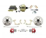 1955-1958 GM Full Size Disc Brake Kit W/ 8" Dual Zinc Booster Conversion Kit (Impala,  Bel Air,  Biscayne)