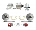1955-1958 GM Full Size Disc Brake Kit W/ 8" Dual Stainless Steel Power Brake Booster Conversion Kit (Impala,  Bel Air,  Biscayne)