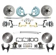 1964-1972 GM A Body (Chevelle,  GTO,  Cutlass) Stock Height Front & Rear Disc Brake Kit