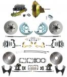 1967-1969 Camaro/ Firebird & 1968-1974 Chevy Nova Front & Rear Power Disc Brake Conversion Kit Standard Rotors W/ 11" Delco Stamped Booster Kit