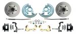 1967-1969 Camaro/ Firebird & 1968-1974 Chevy Nova Stock Height Front Disc Brake Kit Black Calipers