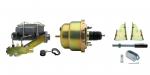 GM A,  F,  X 7" Dual Zinc Power Brake Booster Conversion Kit (Disc/ Drum)