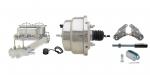 GM A,  F,  X 8" Dual Chrome Power Brake Booster Conversion Kit (Disc/ Disc)