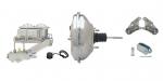 GM A,  F,  X 11" Chrome Power Brake Booster Conversion Kit (Disc/ Disc)