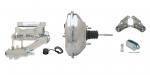 GM A,  F,  X 11" Dual Chrome Power Brake Booster Conversion Kit (Disc/ Drum)