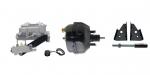 1964-1972 GM A,  F,  X 9" Delco Black Power Brake Booster Conversion Kit (Disc/ Disc)