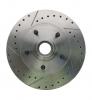 1962-1972 Mopar A, B, & E Body Vehicle Drilled/ Slotted Large Bolt Pattern Front Rotor (Driver Side)