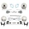 1959-1964 Full Size Chevy Complete Front & Rear Disc Brake Conversion Kit W/  Drilled/ Slotted Rotors