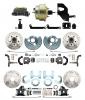 1962-2 Mopar B & E Body Front & Rear Disc Brake Conversion Kit W/ Drilled & Slotted Rotors ( Charger, Challenger, Coronet) W/ 8" Dual Zinc Booster Conversion Kit W/ Adjustable Valve