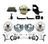 1962-1972 Mopar B & E Body  Front Disc Brake Conversion Kit W/ Drilled & Slotted Rotors ( Charger, Challenger, Coronet) W/ 8" Dual Zinc Booster Conversion Kit W/ Adjustable Proportioning Valve