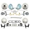 1964-1972 GM A Body (Chevelle, GTO, Cutlass) Stock Height Front & Rear Disc Brake Kit W/ Drilled & Slotted Rotors