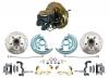 1967-1969 F Body 1968-1974 X Body Front Power Disc Brake Conversion Kit Drilled & Slotted Rotors W/ O.E.M. Booster Kit
